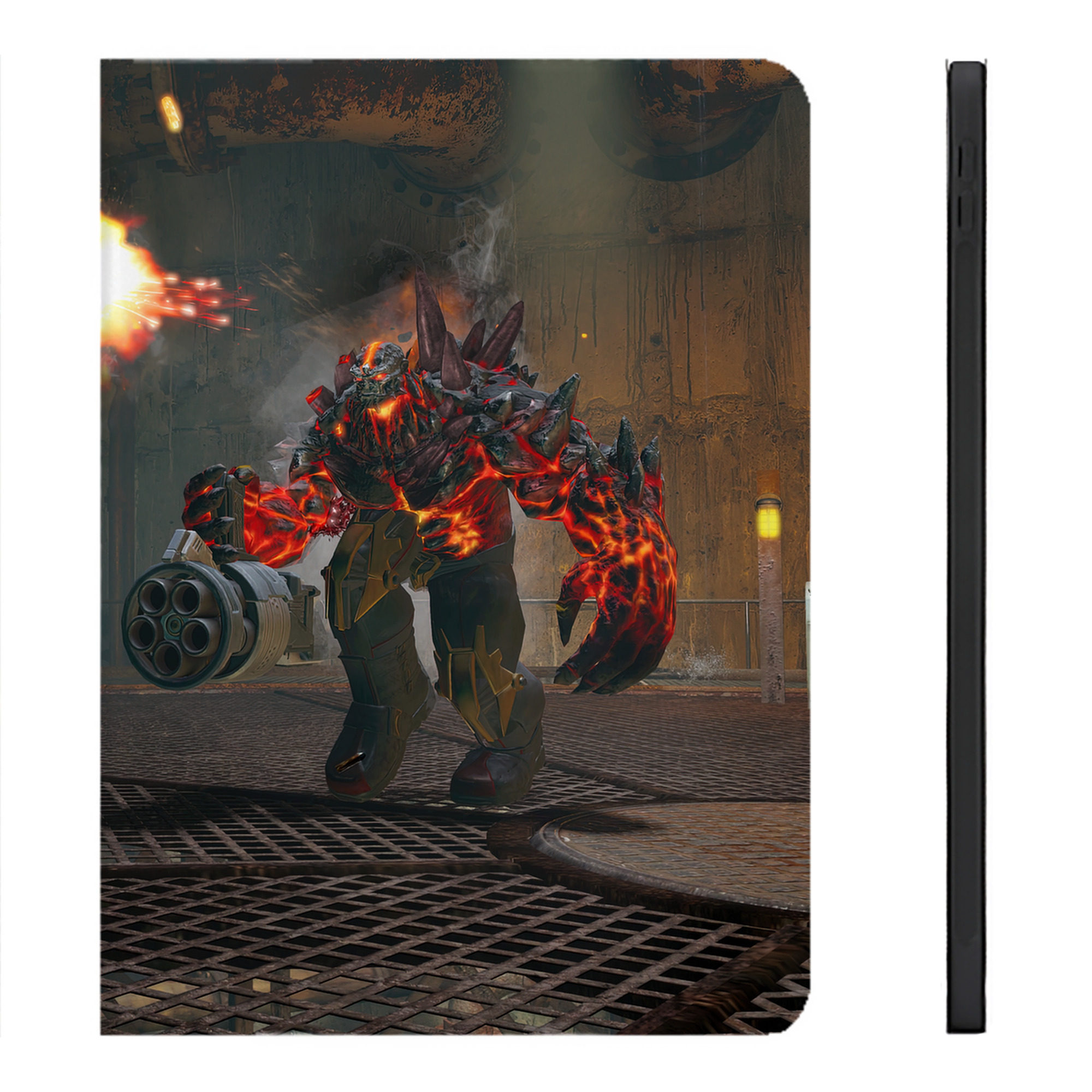 （画像用） Deadpool デッドプール IPadケース ペンホルダー付き ブックスタイルデザイン